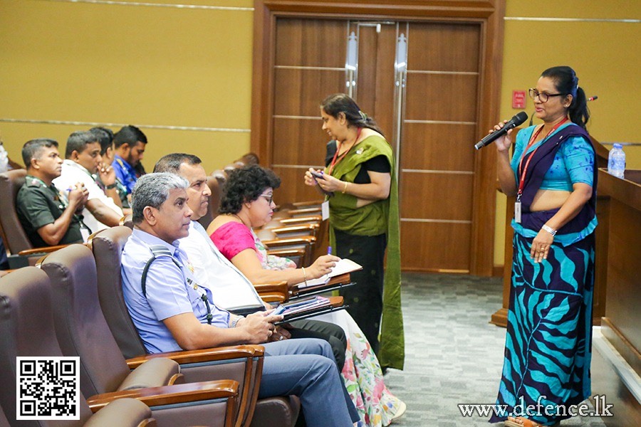 NACWC Conducts Awareness Program on Safe Handling of Household
Chemicals at Ministry of Defence