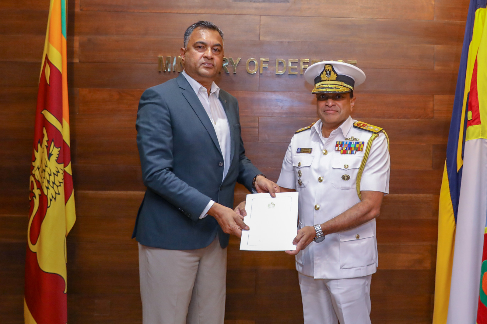 Rear Admiral Hasantha Dassanaike Appointed to cover the duties of the
Director NACWC
